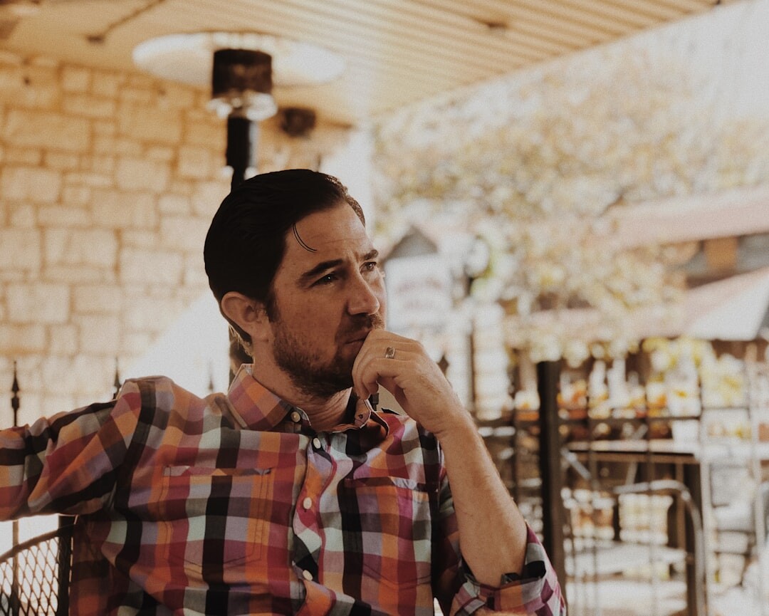 person listening attentively