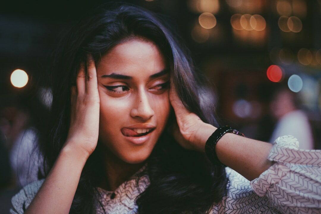 woman listening attentively